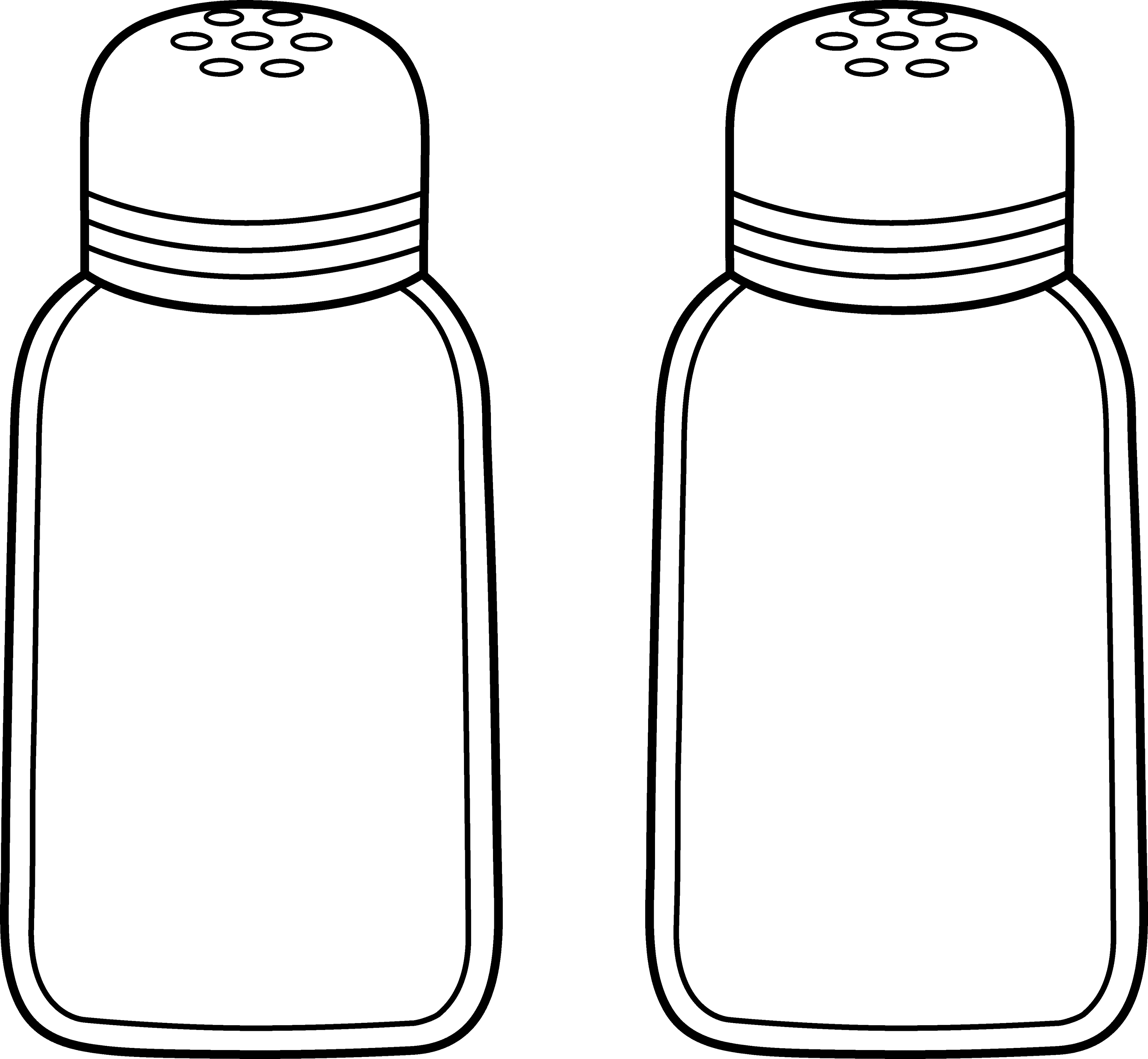 Download Salt Shaker Clip Art Clipart Tattoo Art Salt - Salt And Pepper Outline - Free Transparent PNG Clipart Images Download. - Transparent PNG Free Download | PNGio