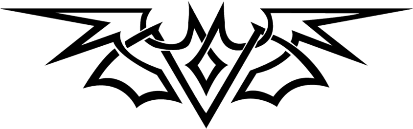 Tribal Design By Degeneratebatman - ลาย สัก แบ ท แมน - Free Transparent PNG Clipart Images Download. - Transparent PNG Free Download | PNGio