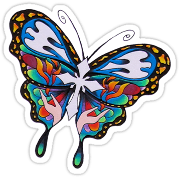 Christianity Butterfly Art By Aarron Laidig Tattoo - Papilio Machaon - Free Transparent PNG Clipart Images Download. - Transparent PNG Free Download | PNGio