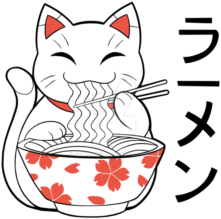 Tattoo Design Maneki Neko By Shadaty On - Tattoo Design Maneki Neko By Shadaty On - Free Transparent PNG Clipart Images Download. - Transparent PNG Free Download | PNGio