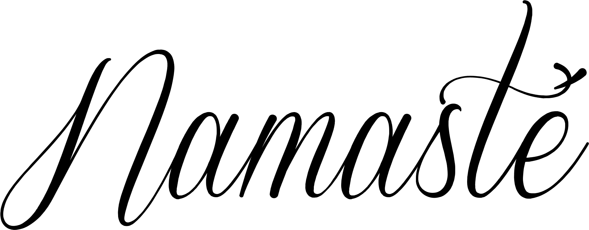 Namaste Namaste Tattoo, Cursive Tattoos, Spiritual - Patience In Different Fonts - Free Transparent PNG Clipart Images Download. - Transparent PNG Free Download | PNGio