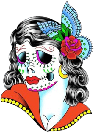 Discover Ideas About Day Of Dead Tattoo - Calavera - Free Transparent PNG Clipart Images Download. - Transparent PNG Free Download | PNGio