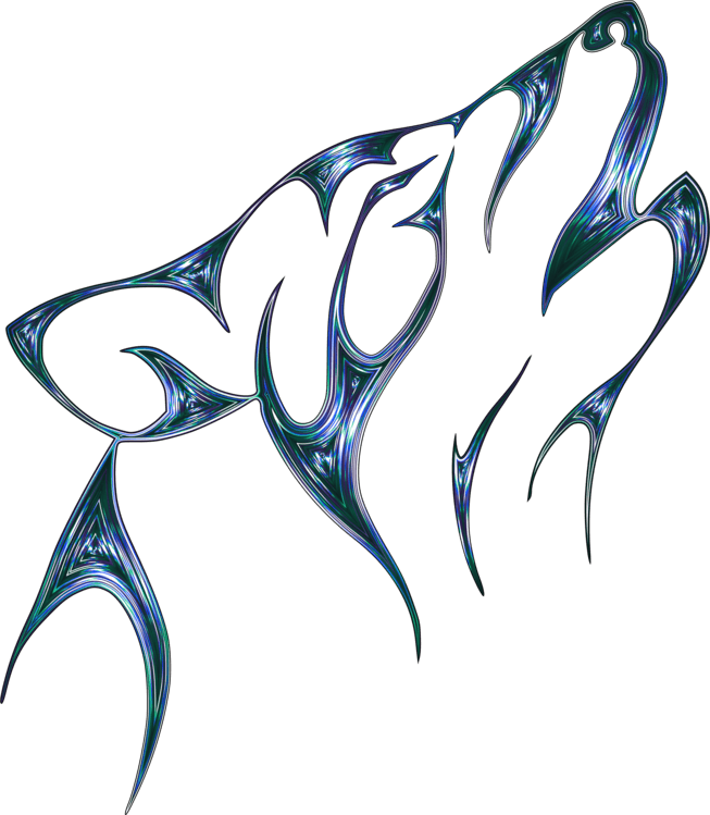 Gray Wolf Tattoo Clip Art Drawing Flash - Clipart Wolf Head - Free Transparent PNG Clipart Images Download. - Transparent PNG Free Download | PNGio