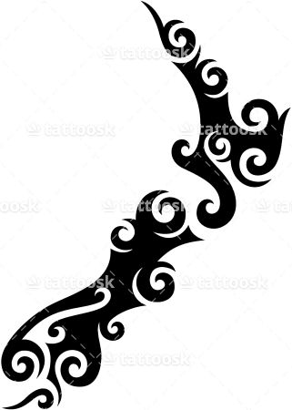 Image Result For Nz Kiwi Outline New Zealand Tattoo, - New Zealand Maori Patterns - Free Transparent PNG Clipart Images Download. - Transparent PNG Free Download | PNGio