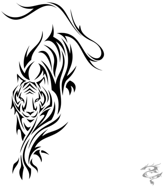 Transparent Tiger Head Clipart - Tiger Tattoo Png, Png Download - Transparent PNG Free Download | PNGio