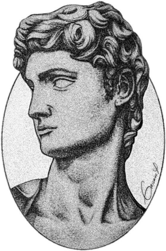 #statue #art #aesthetic #grey #aestheticart #tumblr - Statue Of David Line Tattoo, HD Png Download - Transparent PNG Free Download | PNGio