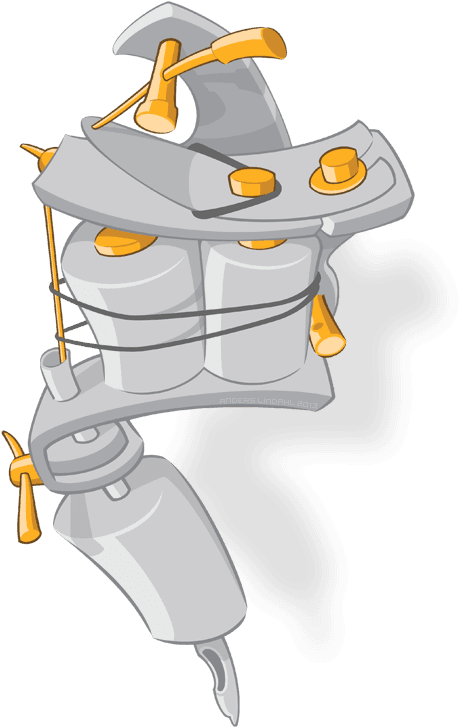 Clipart Resolution 1000*900 - Vector Clipart Tattoo Gun, HD Png Download - Transparent PNG Free Download | PNGio
