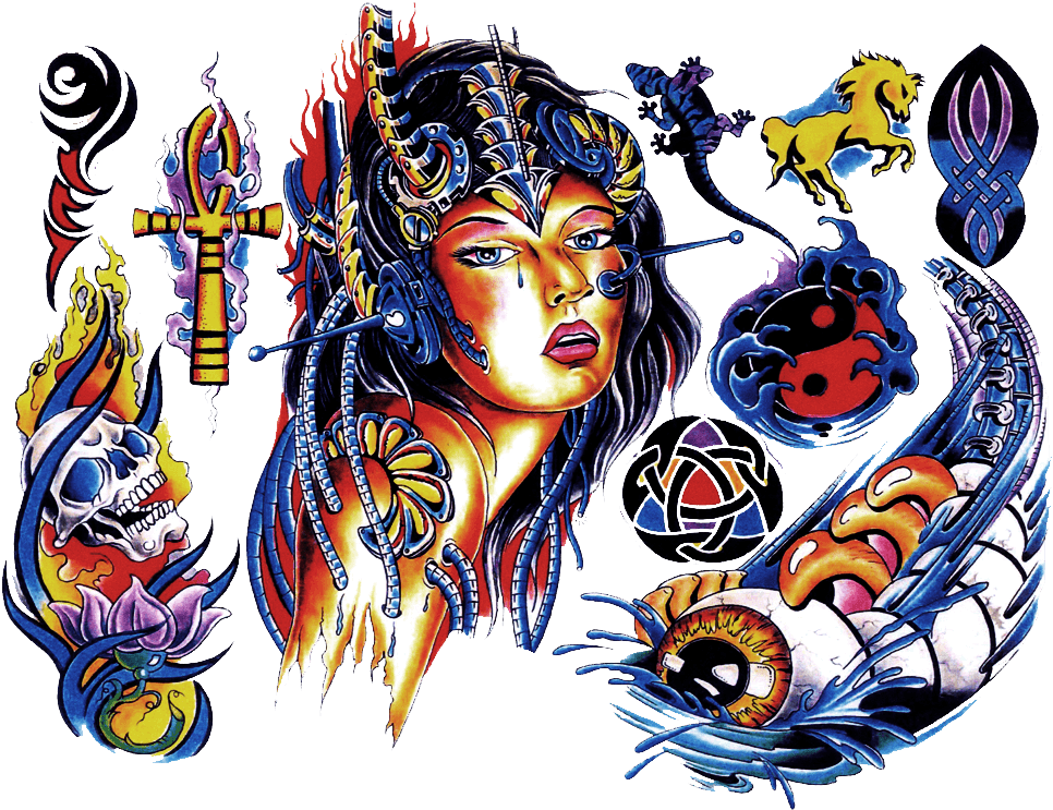 Color Tattoo Png Pic - Color Tattoo Photos Free Download, Transparent - Transparent PNG Free Download | PNGio