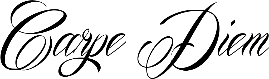 Thumb Image - Script Carpe Diem Tattoo Designs, HD Png Download - Transparent PNG Free Download | PNGio