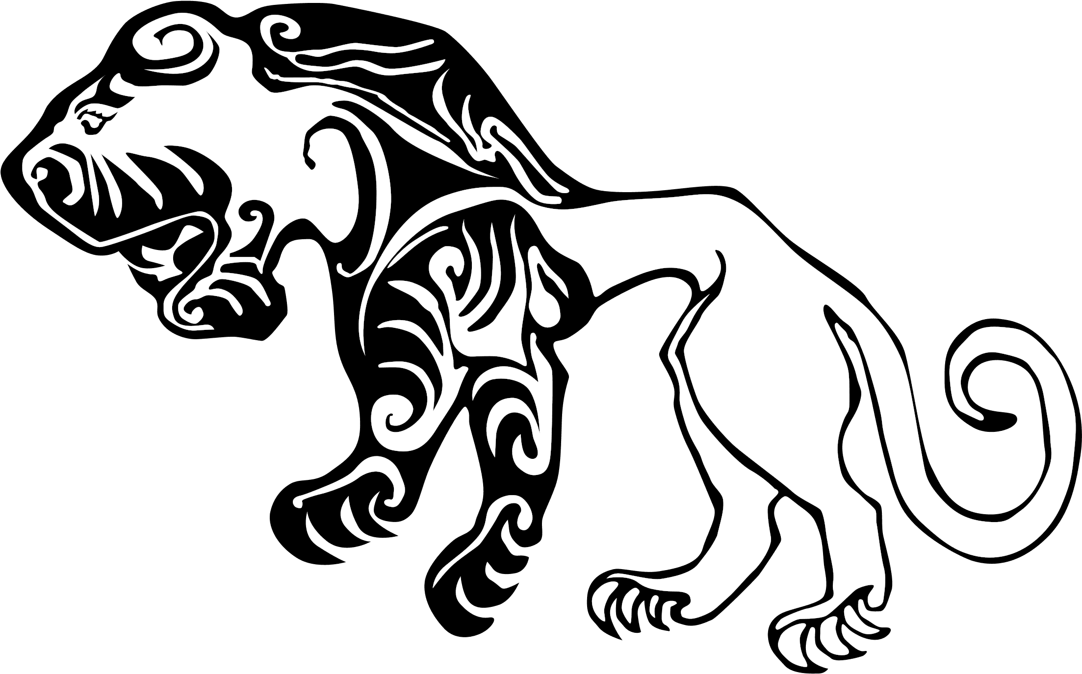 Scythian Tiger Tattoo, HD Png Download - Transparent PNG Free Download | PNGio