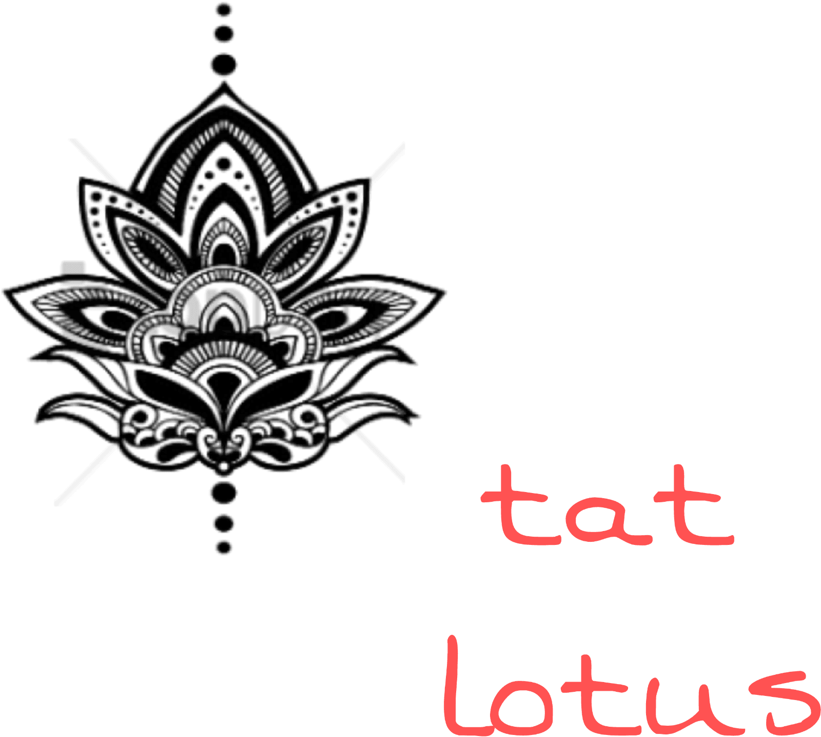 #lotus #doodle #mandala #tattoo - Tattoo Designs Transparent Background, HD Png Download - Transparent PNG Free Download | PNGio