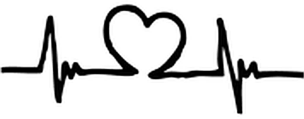 Electrocardiography Heart Rate Pulse Tattoo Free Download - Two Hearts Beat For You, HD Png Download - Transparent PNG Free Download | PNGio
