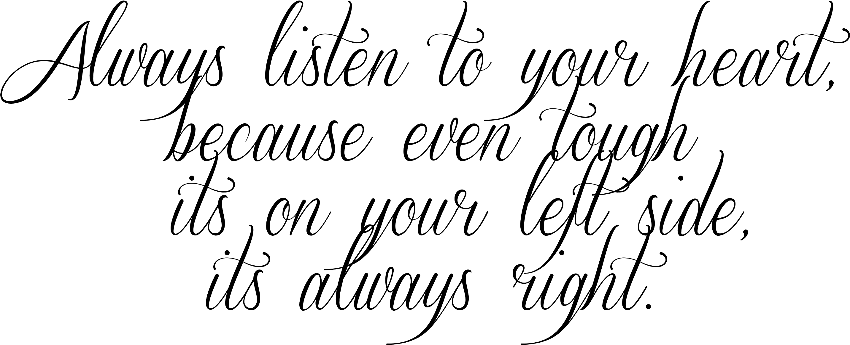 Transparent Script Heart Clipart - Calligraphy, HD Png Download - Transparent PNG Free Download | PNGio