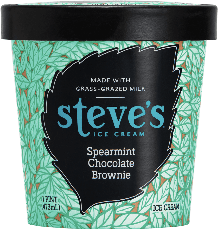 Transparent Spearmint Png - Steve's Salty Caramel Ice Cream, Png Download - Transparent PNG Free Download | PNGio