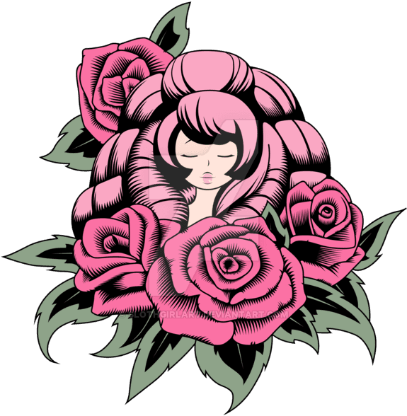 Pretty Rose Tattoos, HD Png Download - Transparent PNG Free Download | PNGio
