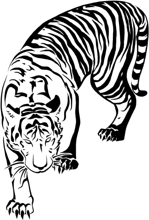 Tattoo Tribal Tiger - Tiger Tattoo Transparent, HD Png Download - Transparent PNG Free Download | PNGio