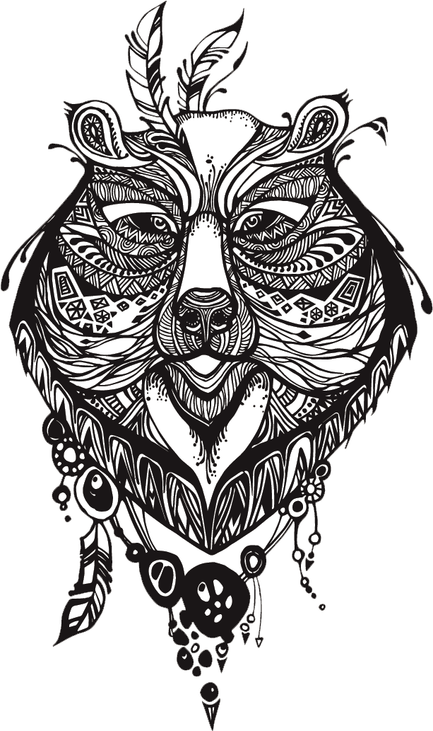 Transparent Tribal Designs Png - Bear Tattoo Png, Png Download - Transparent PNG Free Download | PNGio