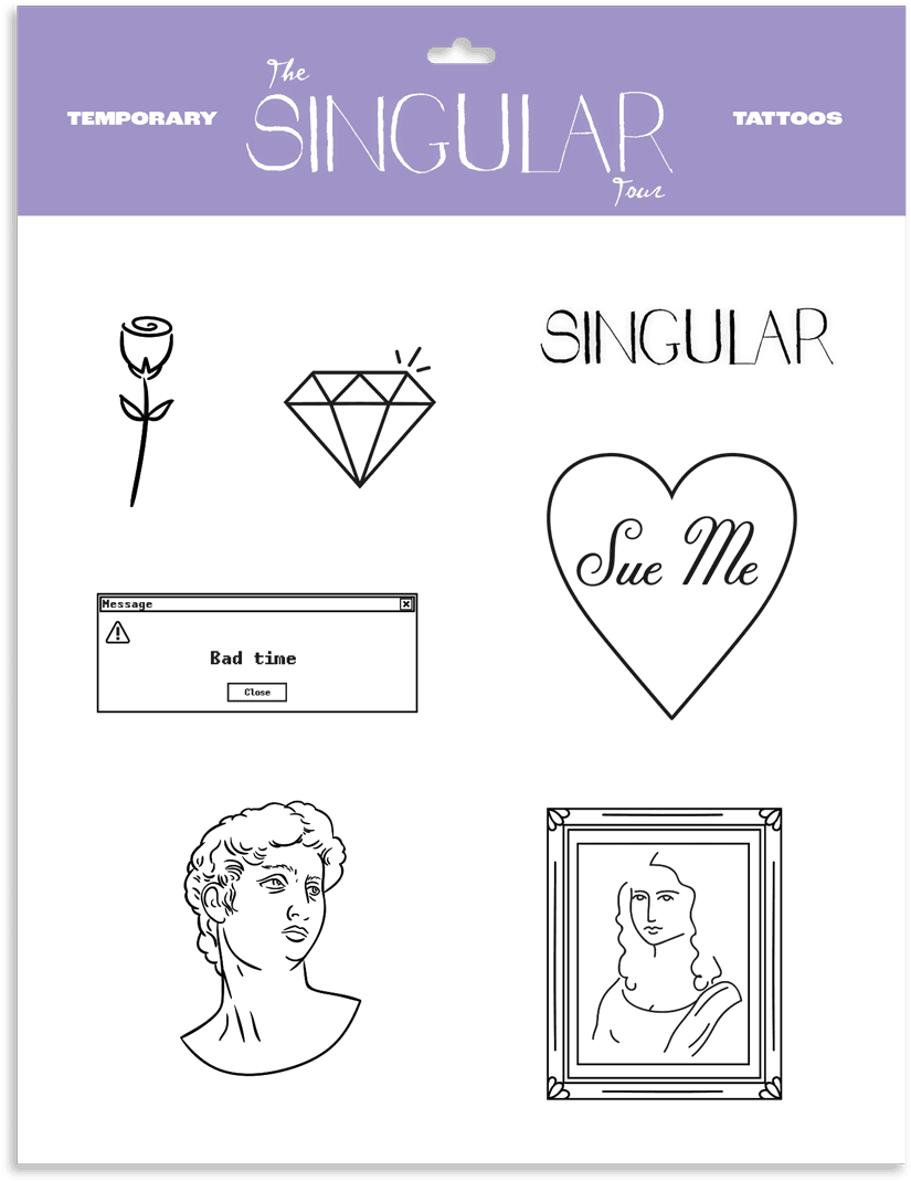 Sabrina Carpenter Singular Tattoos, HD Png Download - Transparent PNG Free Download | PNGio