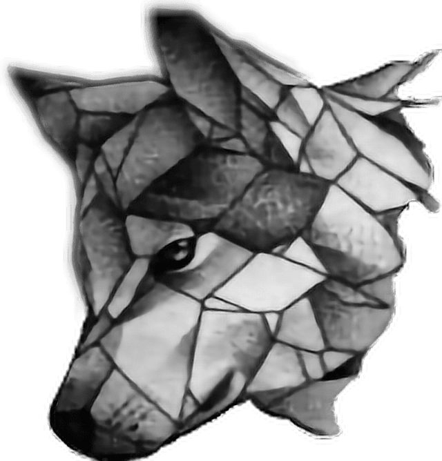 Clip Art Wolf Tattoo Tatuagem Tattoowolf - Geometric Wolf Tattoos Designs, HD Png Download - Transparent PNG Free Download | PNGio