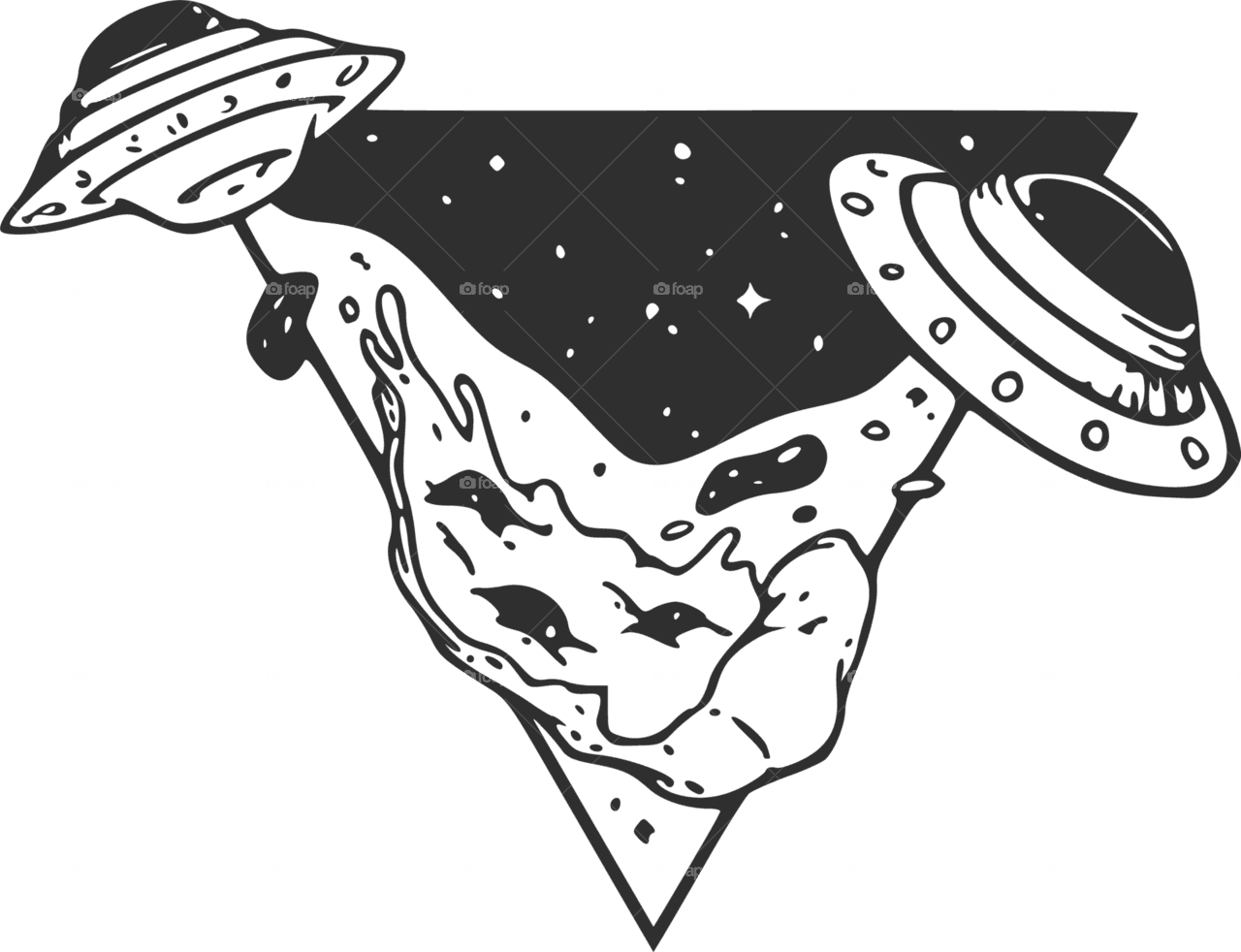 Tattoo Pequenas Psicodelicas Preto E Branco, HD Png Download - Transparent PNG Free Download | PNGio