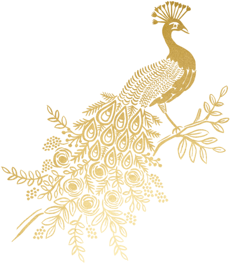 Gold Peacock Transparent Background, HD Png Download - Transparent PNG Free Download | PNGio