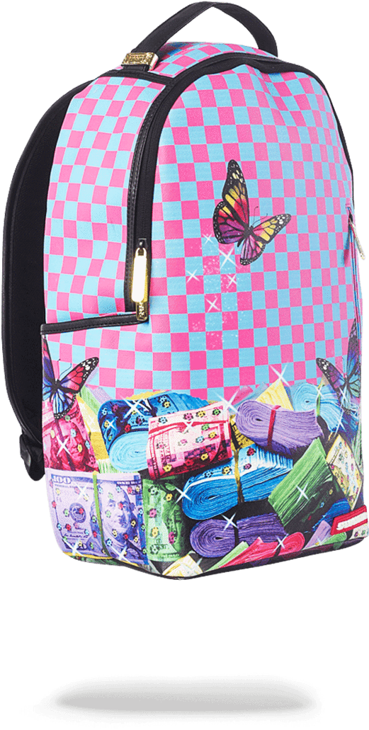 Sprayground Rainbow Stacks Backpack, HD Png Download - Transparent PNG Free Download | PNGio