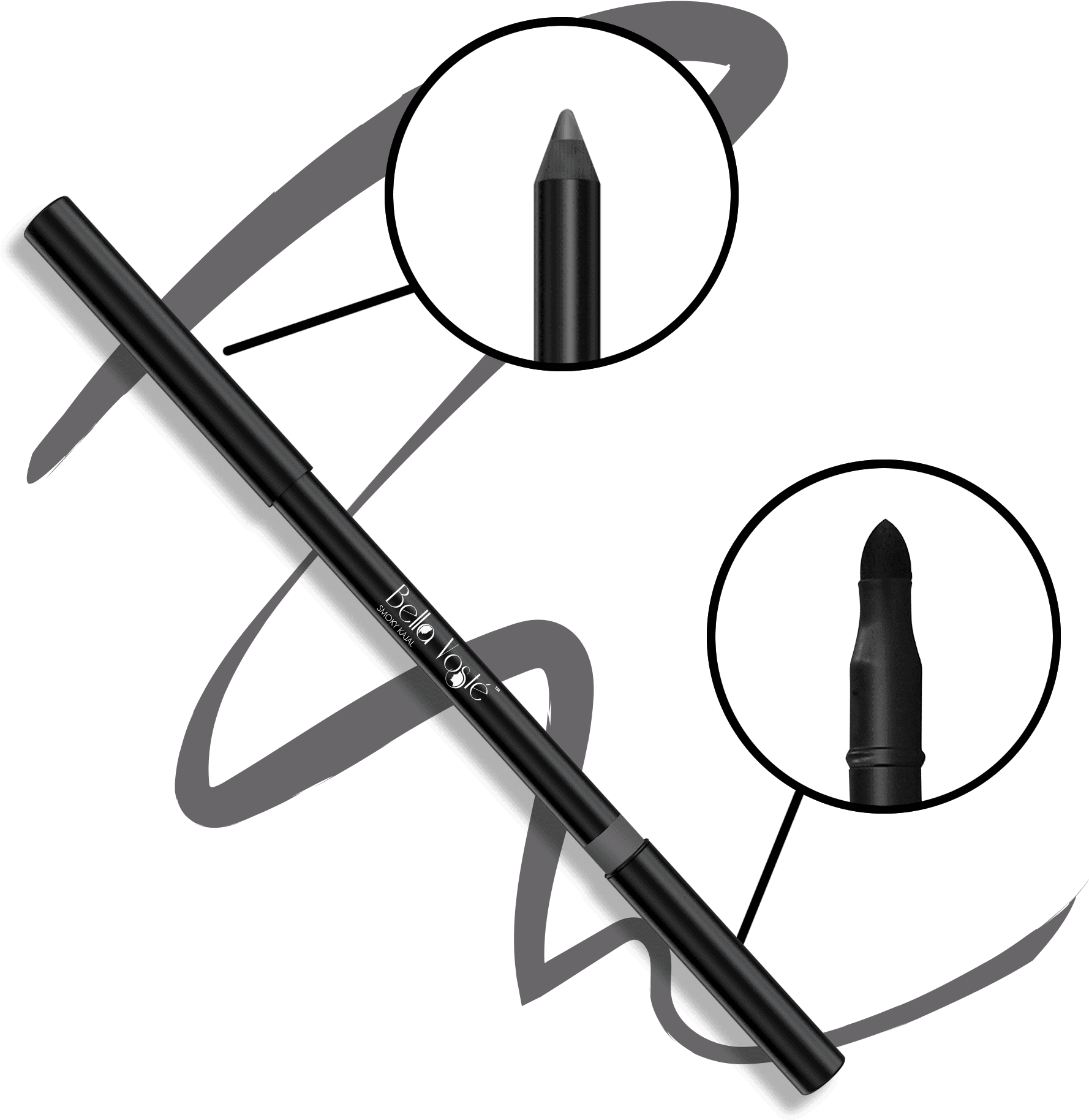 Smoky Kajal Color Change Anchor Grey 0000 Layer 3 Clipart, HD Png Download - Transparent PNG Free Download | PNGio