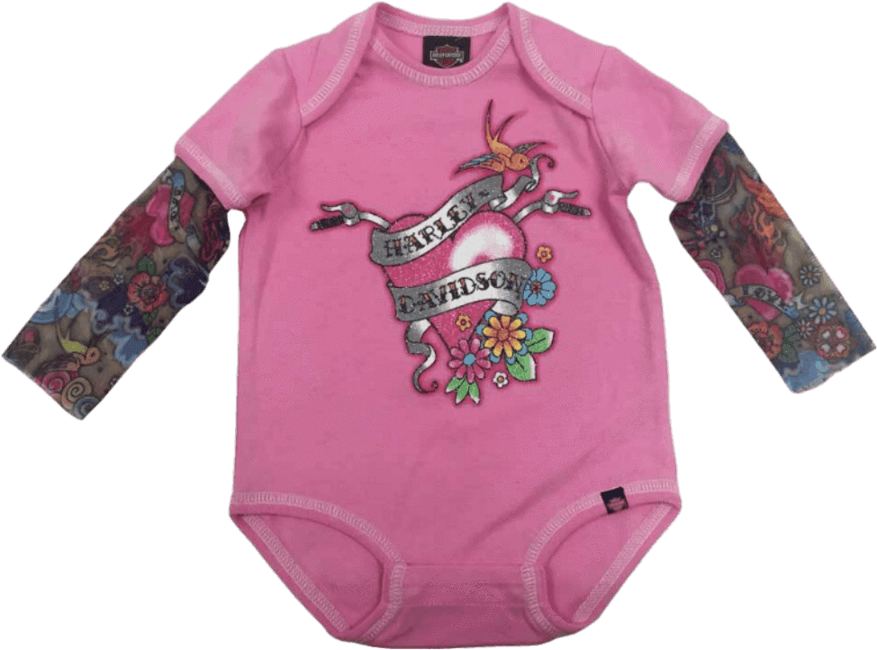 Clip Art Girls Creeper With - Harley Davidson Baby Shirts, HD Png Download - Transparent PNG Free Download | PNGio