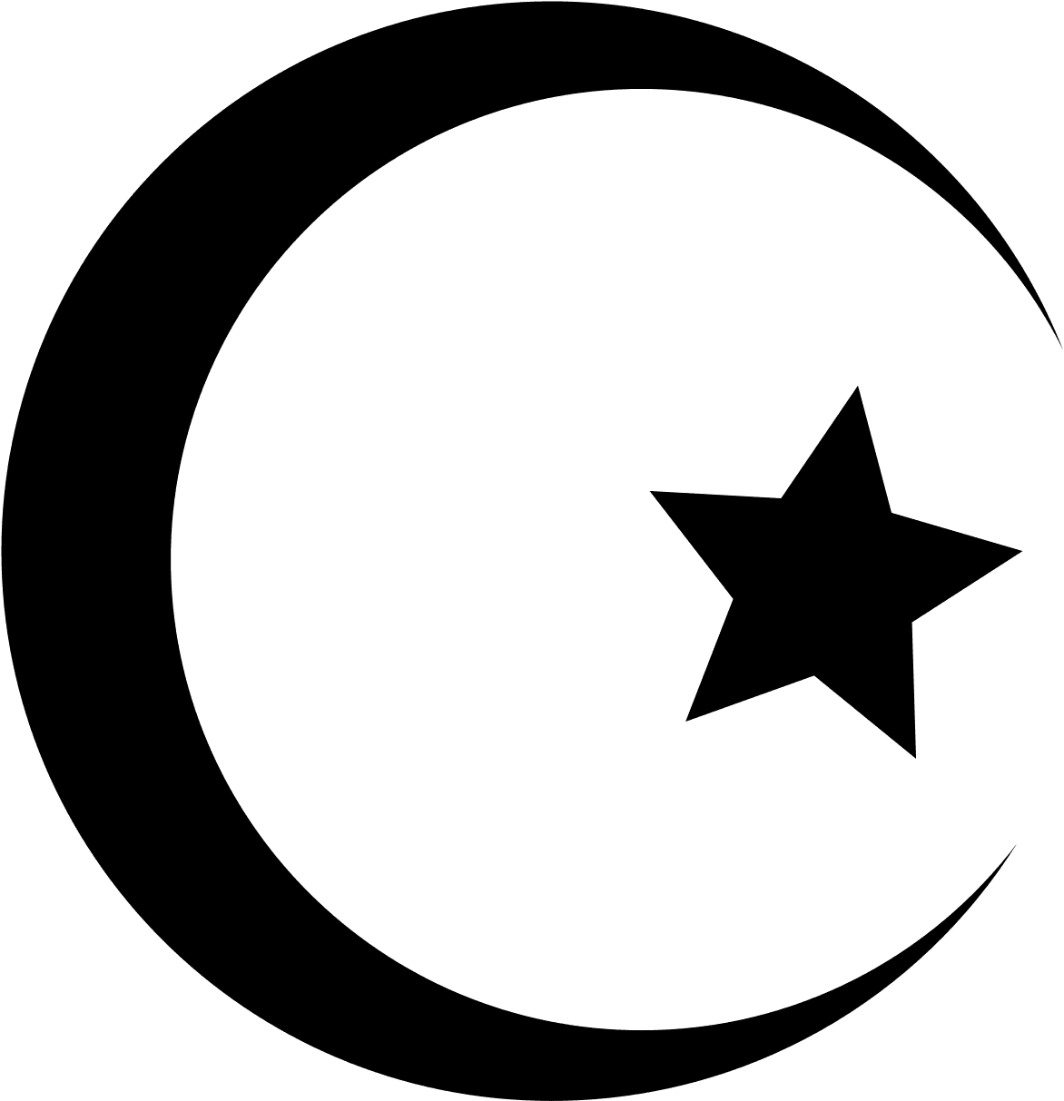 Moon Star Tattoo Design - Creciente Y La Estrella, HD Png Download - Transparent PNG Free Download | PNGio