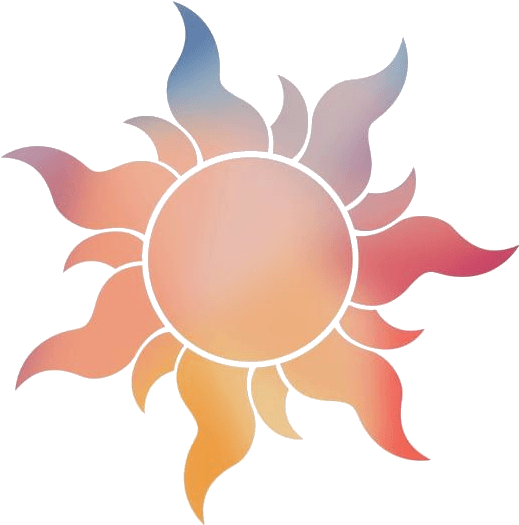 Colorful Sun Tattoo Designs Png Transparent Image - Rapunzel Sun, Png Download - Transparent PNG Free Download | PNGio