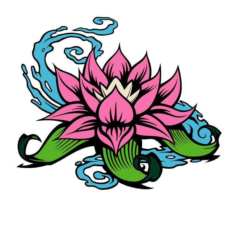 Lotus Temporary Tattoo - Cartoon, HD Png Download - Transparent PNG Free Download | PNGio