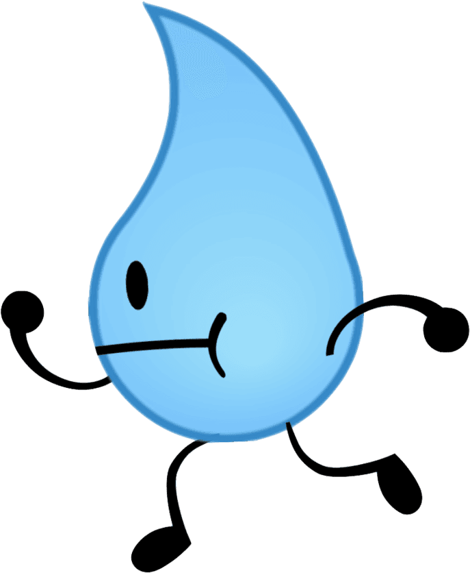 Asset Teardrop Gloomy Grim Clip Art - Bfb Intro Poses Bfdi Asset, HD Png Download - Transparent PNG Free Download | PNGio
