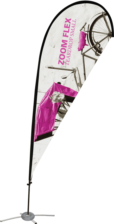 Zoom Flex Tear Drop Flag, HD Png Download - Transparent PNG Free Download | PNGio