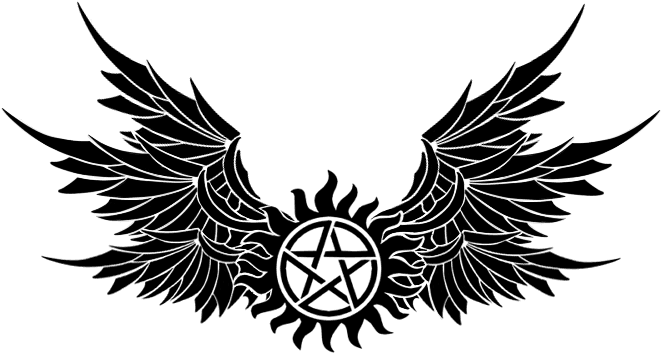 Archangel Anti Demonic Possession Charm Tattoo Sample - Demon Tattoo Png, Transparent - Transparent PNG Free Download | PNGio