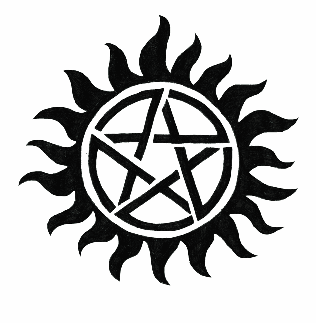 Transparent Anti Possession Symbol Png - Supernatural Tattoo, Png Download - Transparent PNG Free Download | PNGio