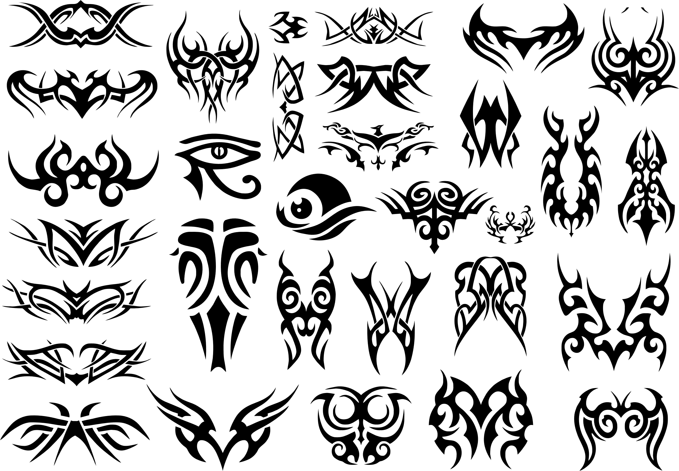 Transparent Tribal Skull Png - Tribal Tattoo Free Png, Png Download - Transparent PNG Free Download | PNGio