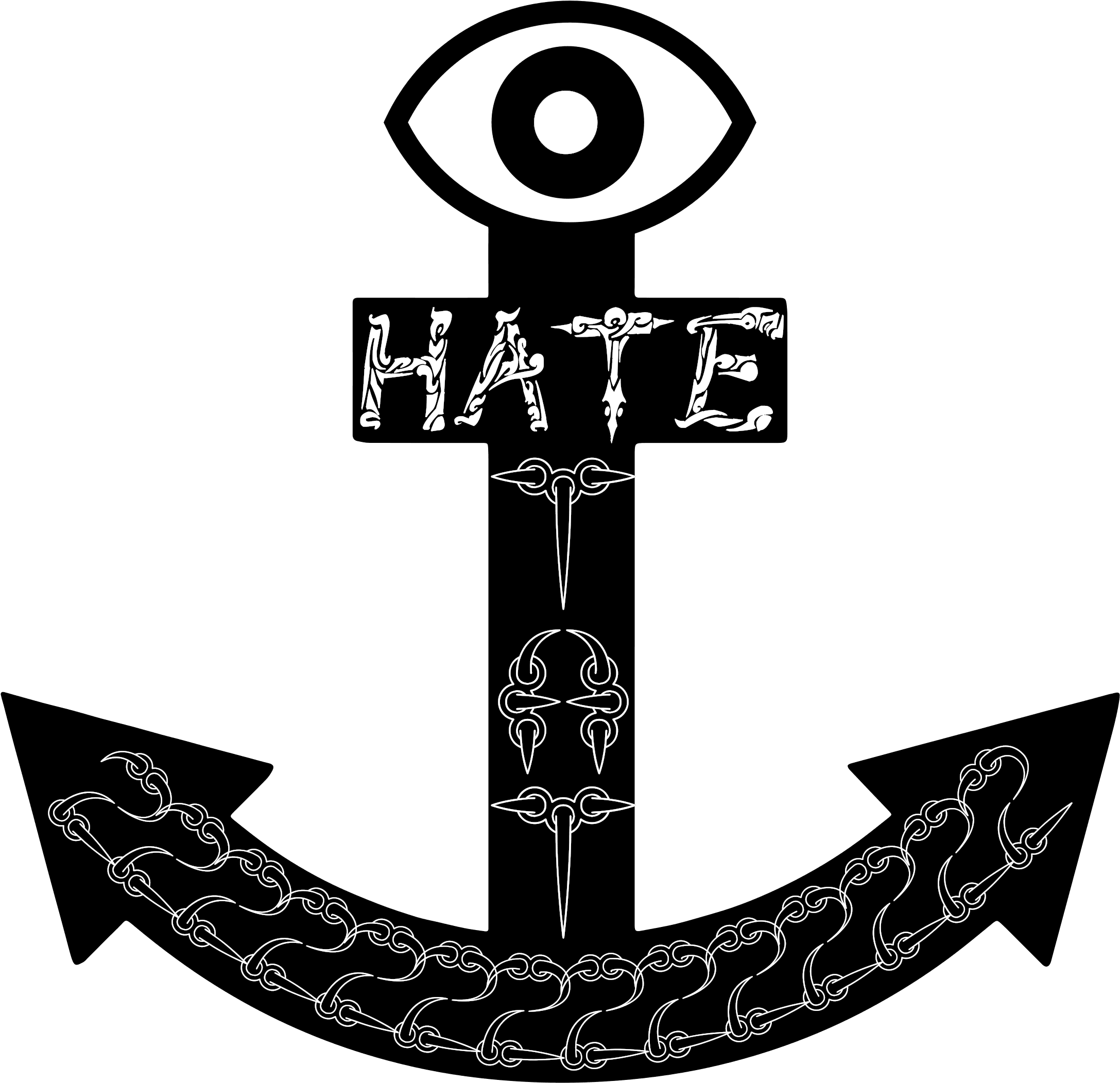Dailysketch Tattoo - Hate Tattoo Png, Transparent - Transparent PNG Free Download | PNGio