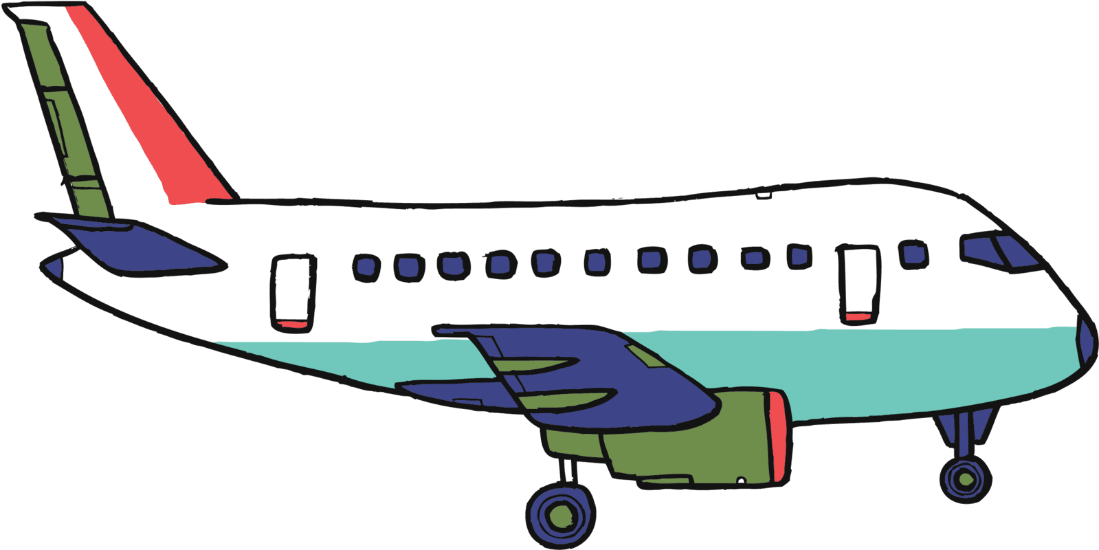 Airplane - Airplane - Airplane - Air Plan Tattoo - Kids Tattoos Aeroplane, HD Png Download - Transparent PNG Free Download | PNGio