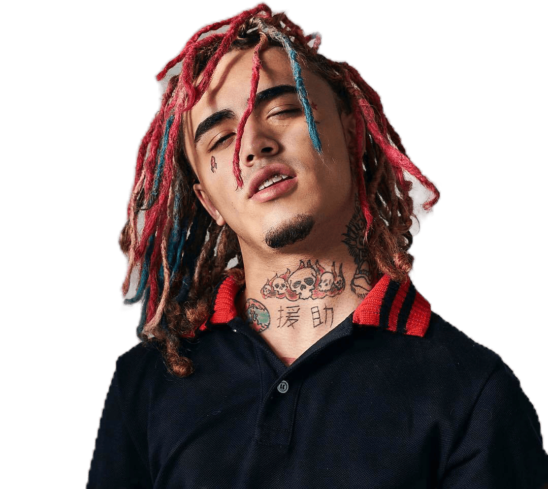 Lil Pump Skull Tattoo - Lil Pump Neck Tattoo, HD Png Download - Transparent PNG Free Download | PNGio