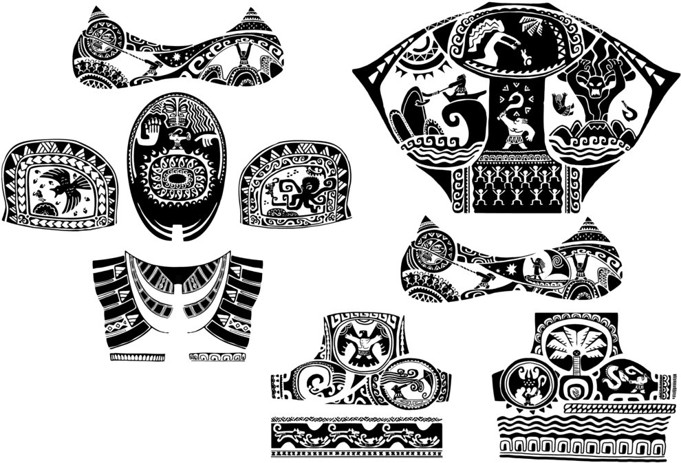 Maui By Chouly Only Halloween Pinterest Choulyonly - Maui Moana Tattoo, HD Png Download - Transparent PNG Free Download | PNGio