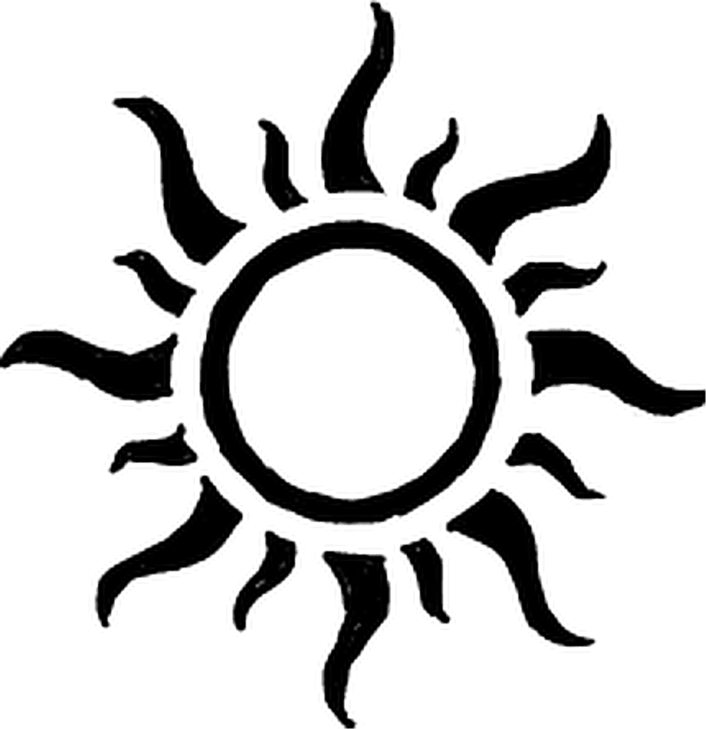#sol #sun #sunshine - Spiral Sun Tattoo Designs, HD Png Download - Transparent PNG Free Download | PNGio