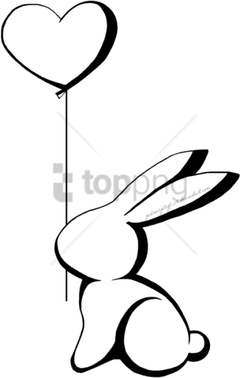 Free Png Tattoo Heart Png Image With Transparent Background - Bunny In Love Tattoo, Png Download - Transparent PNG Free Download | PNGio