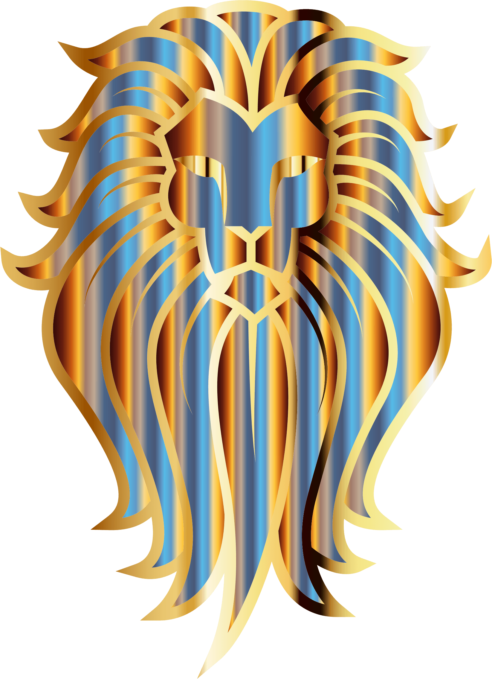 Chromatic Lion Face Tattoo No Background Clip Arts - Lion Background Png Tattoo, Transparent - Transparent PNG Free Download | PNGio