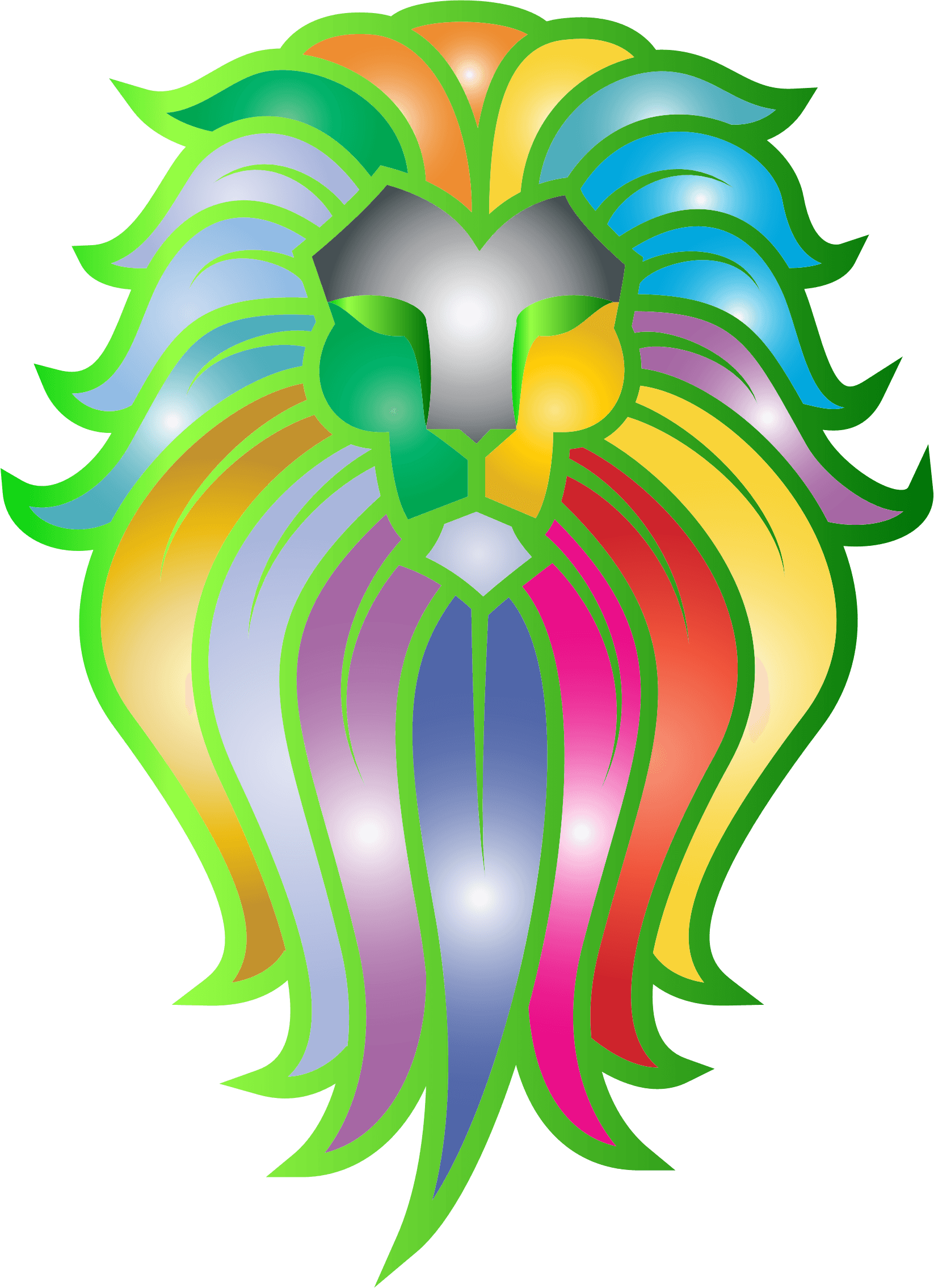 Chromatic Lion Face Tattoo 6 No Background - Transparent Background Bts Tattoos Png, Png Download - Transparent PNG Free Download | PNGio