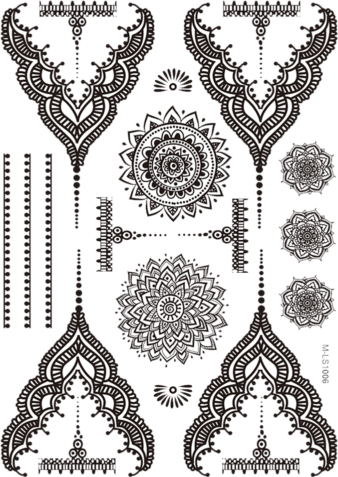 Mandala Clipart Henna Tattoo - Mandala Tattoo For Women Lace, HD Png Download - Transparent PNG Free Download | PNGio