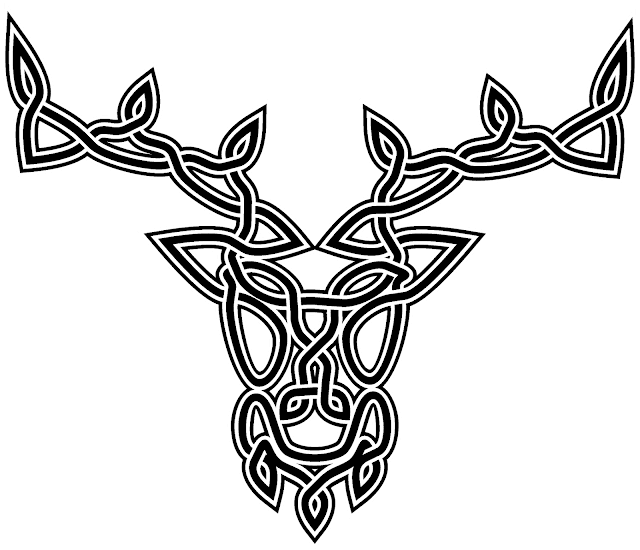 Deer Celtic Knot Celts Tattoo - Celtic Stag Tattoo Design, HD Png Download - Transparent PNG Free Download | PNGio