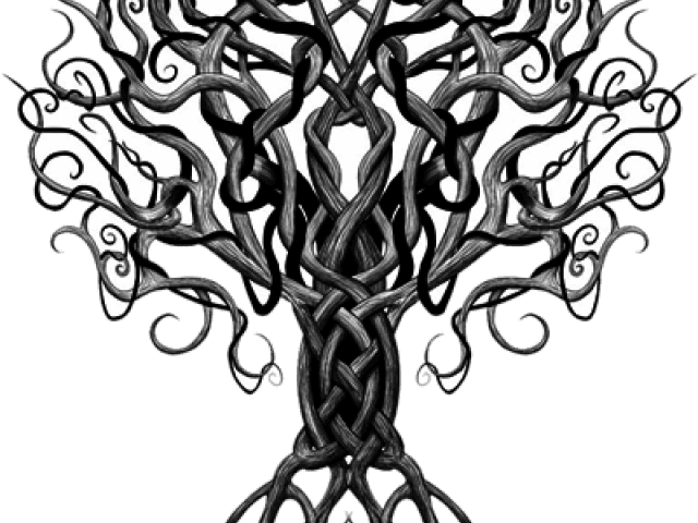 Celtic Knot Tattoos Png Transparent Images - Yggdrasil Tattoo, Png Download - Transparent PNG Free Download | PNGio
