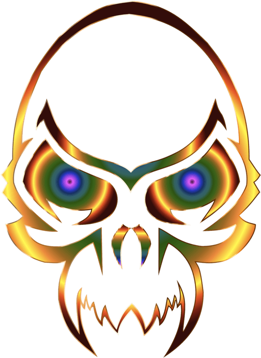 Transparent Bird Skull Clipart - Tribal Tattoos Skull, HD Png Download - Transparent PNG Free Download | PNGio