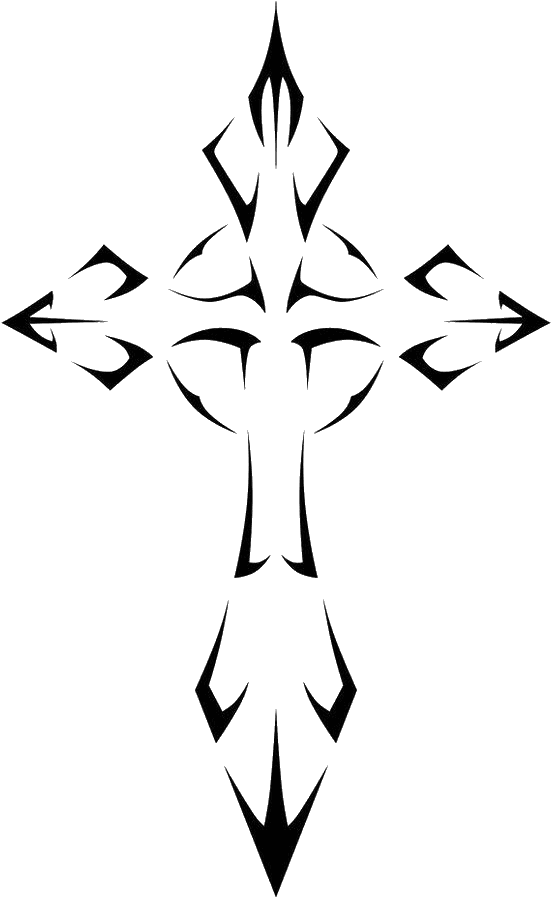 #cross #cruz #tattoo #tatuagem #tribal @lucianoballack - Best Tribal Cross Tattoo, HD Png Download - Transparent PNG Free Download | PNGio