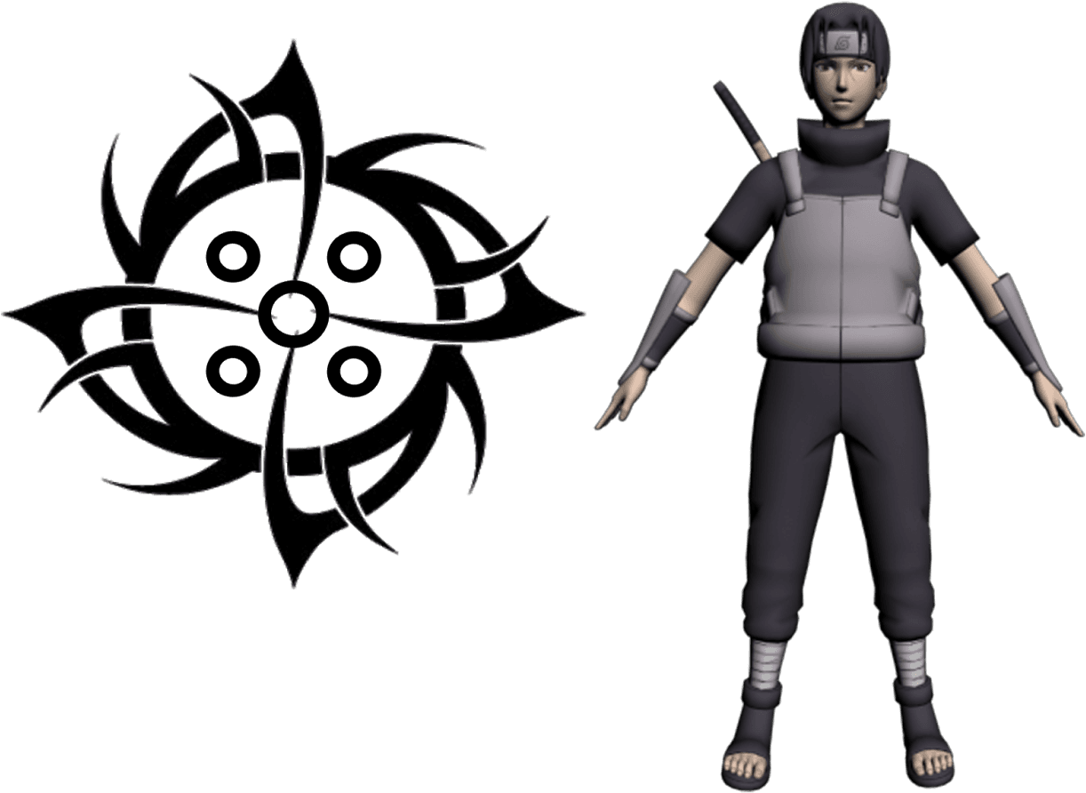 Transparent Anbu Itachi Png - Sun Tribal Tattoo, Png Download - Transparent PNG Free Download | PNGio
